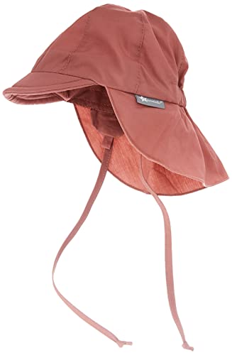Sterntaler Mädchen Peaked Cap With Neck Protection Sonnenhut, Rosa, 49 EU von Sterntaler