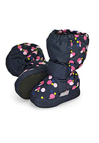 Sterntaler Mädchen Punkte Baby-Schuh, Marine, 18 EU von Sterntaler