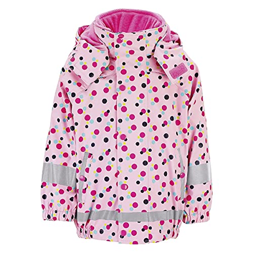 Sterntaler Unisex Baby Regenjacke mit Innenjacke Rain Jacket, Rosa, 80 von Sterntaler