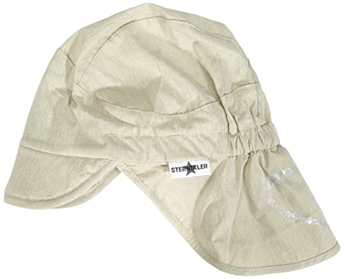 Sterntaler Mädchen Schirmmütze mit Nackenschutz Glace Sonnenhut, beige, 49 von Sterntaler