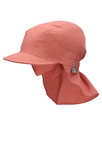 Sterntaler Unisex Kinder Schirmmütze mit Nackenschutz Ohne Bindebänder Sonnenhut, Rosa, 47 von Sterntaler