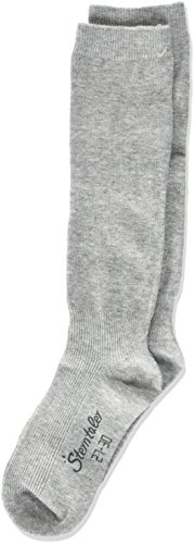 Sterntaler Mädchen Kniestrümpfe Dp Uni Socken, Silber Mel., 30 EU von Sterntaler