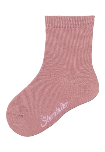 Sterntaler Mädchen Socken Uni, mattrosa, 30 von Sterntaler