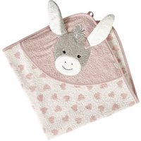 Sterntaler Motiv-Kapuzen-Badetuch 80 x 80 cm Emmi Girl zartrosa von Sterntaler