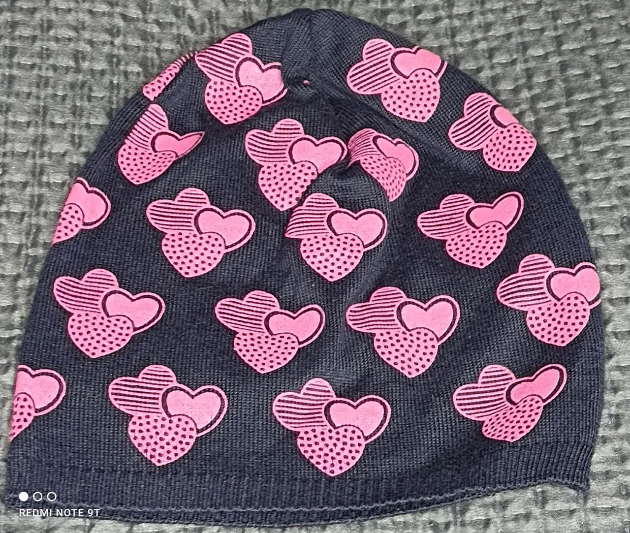 Sterntaler Mütze Strickmütze Winter Mädchen navy pink von Sterntaler