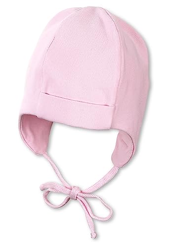 Sterntaler Mütze für Mädchen mit Bindebändern, Alter: 0-1 Monat, Größe: 33, Rosa von Sterntaler