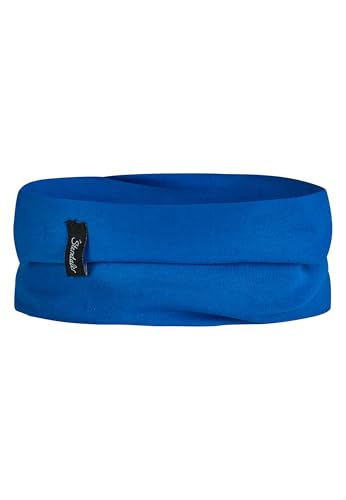 Sterntaler OCS Multifunktionstuch uni – Vielseitig tragbares Tuch aus Singlejersey (Bio) – Unisex Kopfbedeckung & Halstuch – Baby und Kinder Accessoire –kobaltblau, Größe 1 von Sterntaler