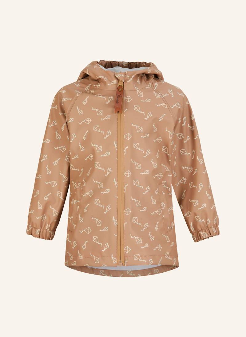 Sterntaler Regenjacke Ungefüttert Drachen braun von Sterntaler