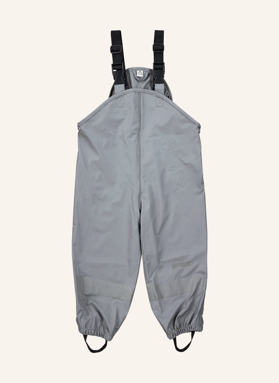 Sterntaler Regenträgerhose Ungefüttert grau von Sterntaler