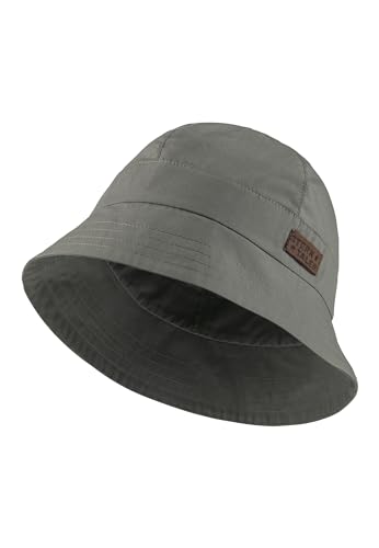Sterntaler Safarihut Uni - Safarihut aus Bio -Popeline mit UV -Schutz 50+ - Unisex Kinder Hut einfarbig - Kinder Sonnenhut für optimalen Sonnenschutz - mattgrün, 51 von Sterntaler