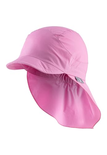 Sterntaler Schirmmütze Nacken Basic - Mädchen Baby- und Kinder Mütze mit Nackenschutz - UV-Schutz 50+ Hut aus Popeline (Bio) - leichte Sommer Kopfbedeckung mit Gummiband - perlrosa, Größe 49 von Sterntaler