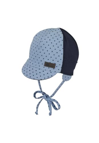 Sterntaler Baby - Jungen pet met klep M tze, Blau (Himmel 325), 49 EU von Sterntaler