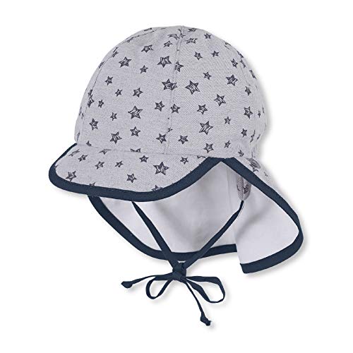 Sterntaler Baby - Jungen Casquette Avec Protã£â¨ge-nuque Sonnenhut, Grau (Rauchgrau 566), 51 EU von Sterntaler