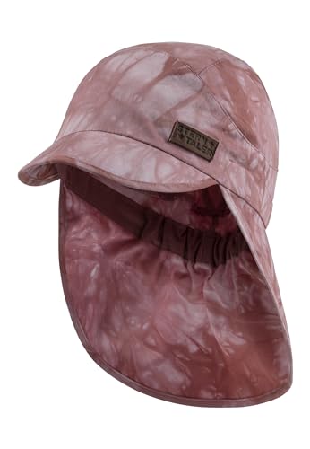 Sterntaler Schirmmütze mit Nackenschutz Batik Unisex - Kinder Mütze in cooler Batik -Optik - Unisex Schirmmütze Baby mit Nackenschutz - rosenholz, 49 von Sterntaler