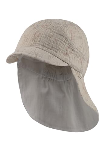 Sterntaler Schirmmütze mit Nackenschutz Gräser - Kinder Mütze - Schirmmütze Mädchen mit Druckmuster - Sonnenkappe aus Baumwolle - beige, 53 Sterntaler Schirmmütze mit Nackenschutz Gräser - Kinder Mütze - Schirmmütze Mädchen mit Druckmuster - Sonnenkappe aus Baumwolle - beige, 53 von Sterntaler