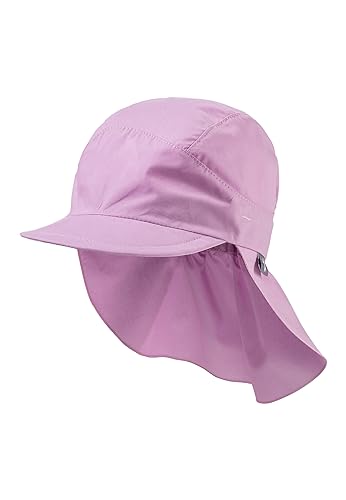 Sterntaler Schirmmütze mit Nackenschutz aus Bio -Popeline - Schirmmütze Mädchen mit Nackenschutz + Ohrenklappen schützt den Kopf vor der Sonne - Sonnenkappe Baby UV 50+ mit Bindeband - blütenrosa, 47 von Sterntaler