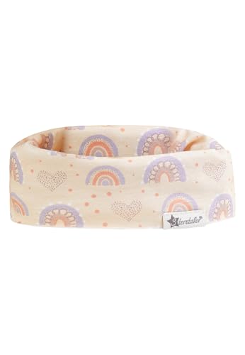 Sterntaler Schlauchschal Regenbögen - Loop Schal aus Flammgarn Jersey mit feinem Regenbogen Print - Halstuch - hautsympathischer Baby und Kinder Halswärmer - Mädchen Bekleidung - zartrosa, Größe 1 von Sterntaler