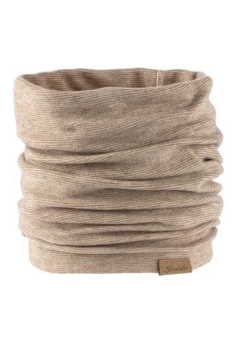 Sterntaler Schlauchschal mit Streifen in melange Optik, gefüttert, mit Klettverschluss, zum Durchziehen - unisex Accessoires für Babys & Kleinkinder - stylisch und bequem - rost, Gr. 2 von Sterntaler