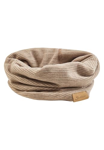 Sterntaler Schlauchschal mit Streifen in melange Optik - Unisex Accessoires für Babys und Kleinkinder - modisch und bequem - braun melange, Gr. 1 von Sterntaler