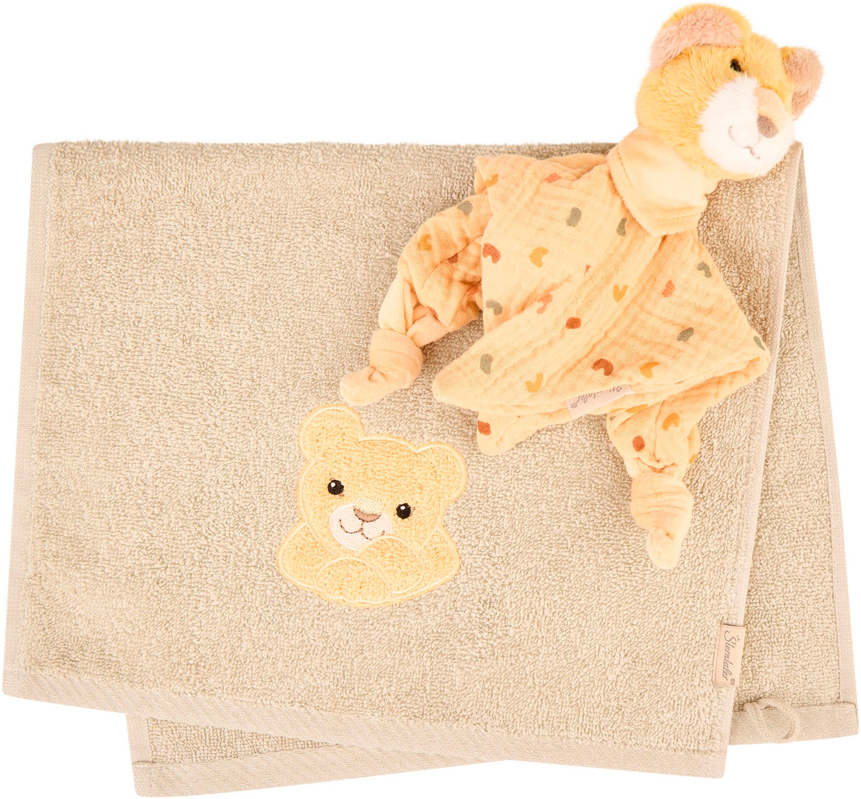 Sterntaler Schmusetuch "Geschenkset Löwe Leo" Set, 2 Stk. tlg. von Sterntaler