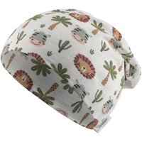 Sterntaler Slouch-Beanie Safaritiere ecru von Sterntaler