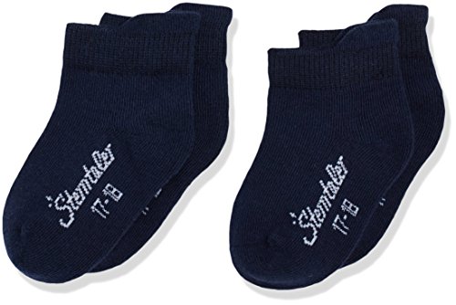 Sterntaler Baby - Jungen Sneaker-söckchen Dp Uni Socken, Marine, 34 EU von Sterntaler