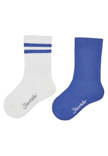 Sterntaler Socken Doppelpack Coolmax Rippe - Baby und Kindersocken - klassische Rippstruktur - Sport Socke - klimaregulierend - optimale Passform - 2er Pack Unisex Strümpfe - kobaltblau, Größe 22 Sterntaler Socken Doppelpack Coolmax Rippe - Baby und Kindersocken - klassische Rippstruktur - Sport Socke - klimaregulierend - optimale Passform - 2er Pack Unisex Strümpfe - kobaltblau, Größe 22 von Sterntaler