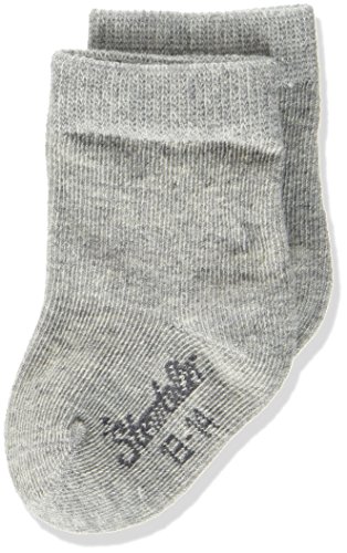 Sterntaler Baby - Mädchen sokjes dp uni Socken, Silber Mel., 15-16 EU von Sterntaler