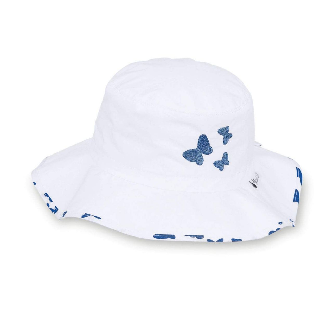 Sterntaler Sommerhut weiß Mädchen Schmetterlinge von Sterntaler