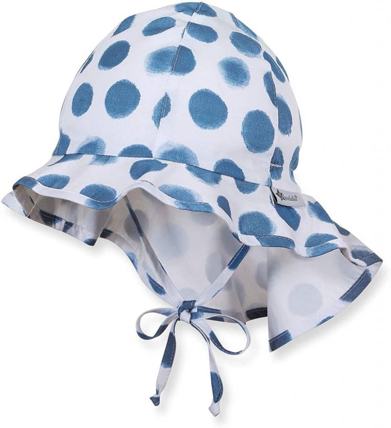 Sterntaler Sommermütze mit Nackenschutz und Bindeband von Sterntaler