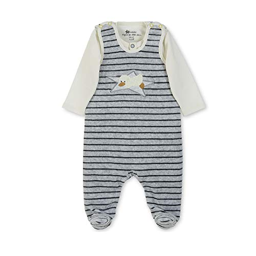 Sterntaler Unisex Baby Strampler-set Nicki Edda Spieler, Silber, 50 von Sterntaler