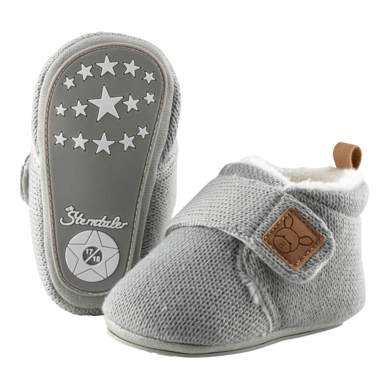 Sterntaler Strick-Krabbel- und Hausschuhe mit Klettverschluss von Sterntaler