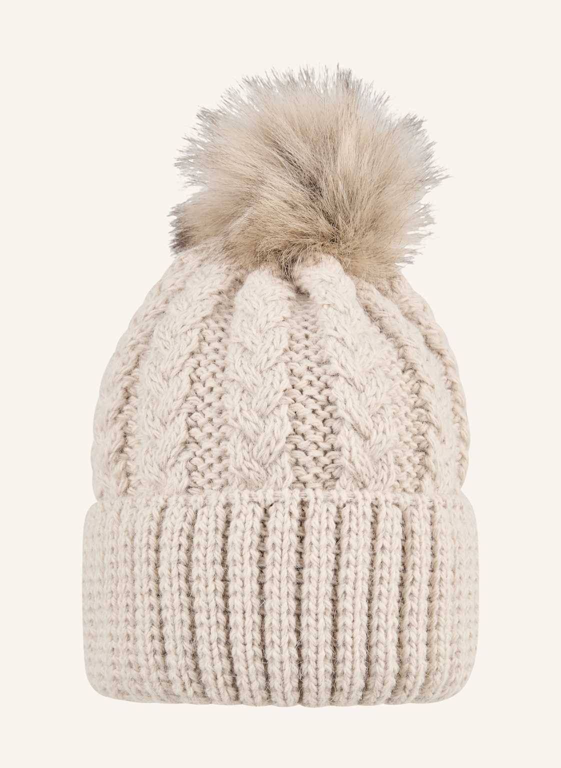 Sterntaler Strickmütze Zopfmuster beige von Sterntaler