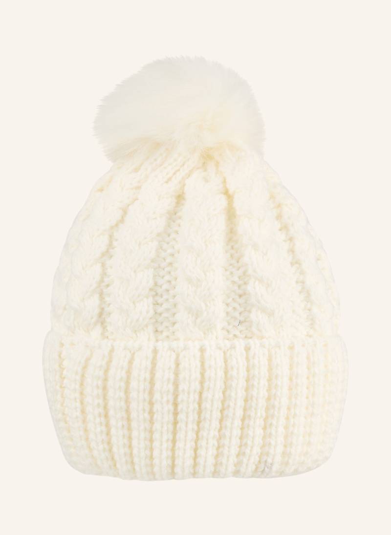 Sterntaler Strickmütze Zopfmuster weiss von Sterntaler