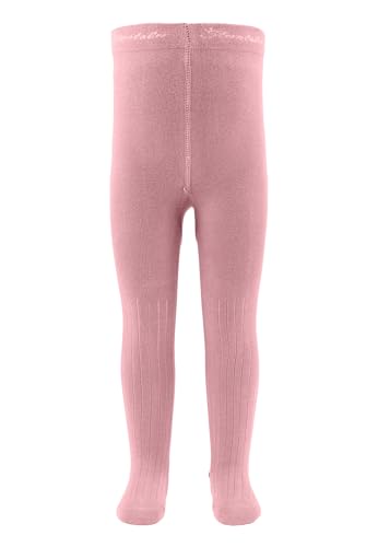 Sterntaler Strumpfhose in klassischem Rippstrick - Baby und Kinder Strumpfhose mit hohem Baumwollanteil - weiche und bequeme Babykleidung ab Geburt - Mädchen Strumpfhose - mattrosa, Größe 92 von Sterntaler