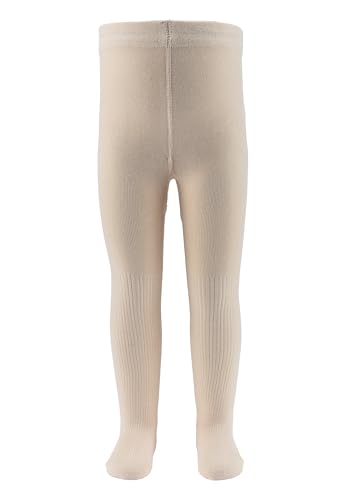 Sterntaler Strumpfhose mit feinem Strukturmuster - Baby und Kinder Strumpfhose mit hohem Baumwollanteil - weiche und bequeme Babykleidung ab Geburt - Mädchen Strumpfhose - cremeweiß, Größe 116 von Sterntaler