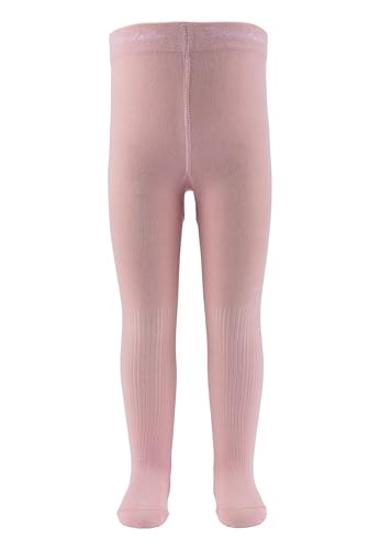 Sterntaler Strumpfhose mit feinem Strukturmuster - Baby und Kinder Strumpfhose mit hohem Baumwollanteil - weiche und bequeme Babykleidung ab Geburt - Mädchen Strumpfhose - zartrosa, Größe 68 von Sterntaler