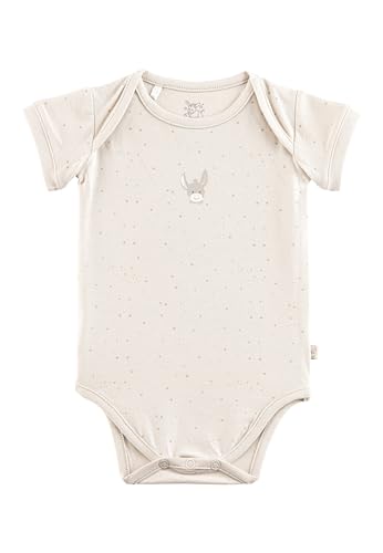 Sterntaler Body Pünktchen - Unisex Baby Body aus Baumwoll Jersey mit Allover Druck Pünktchen - Kurzarm Body mit Esel Emmi Print - Baby Strampler mit Druckknöpfen im Schritt, Natur, Größe 68 Sterntaler Body Pünktchen - Unisex Baby Body aus Baumwoll Jersey mit Allover Druck Pünktchen - Kurzarm Body mit Esel Emmi Print - Baby Strampler mit Druckknöpfen im Schritt, Natur, Größe 68 von Sterntaler