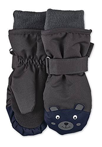 Sterntaler Unisex Baby Fäustel Bärchen2 Fäustlinge, Grau, 2 von Sterntaler