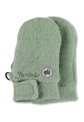 Sterntaler Unisex Baby Daumen aus Wolle (Merino) Fäustlinge, Grün, 2 von Sterntaler