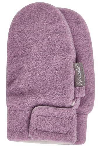 Sterntaler Fäustling ohne Daumen, gefüttert mit Microfleece, mit Klettverschluss - Mädchen Accessoires für Babys und Kleinkinder - warm und bequem - samtrosa, Gr. 1 von Sterntaler