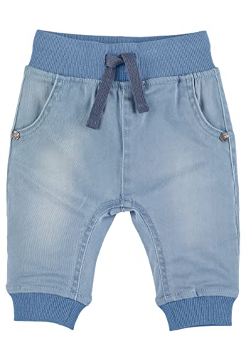 Sterntaler Unisex Baby GOTS Hose Emmi Kleinkind-Ausstattung, Mittelblau, 56 von Sterntaler