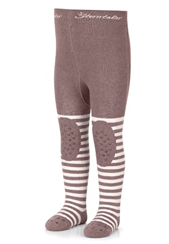 Sterntaler Unisex Baby GOTS Krabbelstrumpfhose Emmi Strumpfhose, Undurchsichtige, braun, 86 von Sterntaler