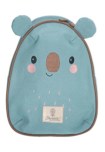 Sterntaler Unisex Kinder Kindergarten Rucksack Koala Kalla blau - aus fester Baumwolle - 28 x 21 x 10 cm von Sterntaler