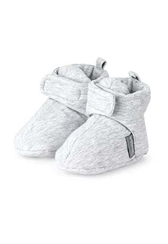 Sterntaler Unisex Kinder Baby-schuh Krabbel- & Hausschuhe, Alter: 4-6 Monate, Farbe: Grau (Silber), 15/16 von Sterntaler