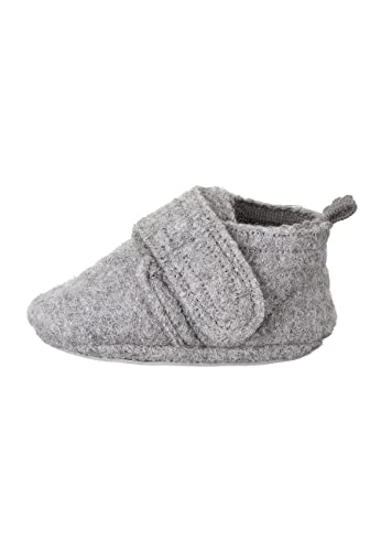 Sterntaler Unisex Baby-Krabbelschuh Slipper, Rauchgrau, 21/22 EU von Sterntaler