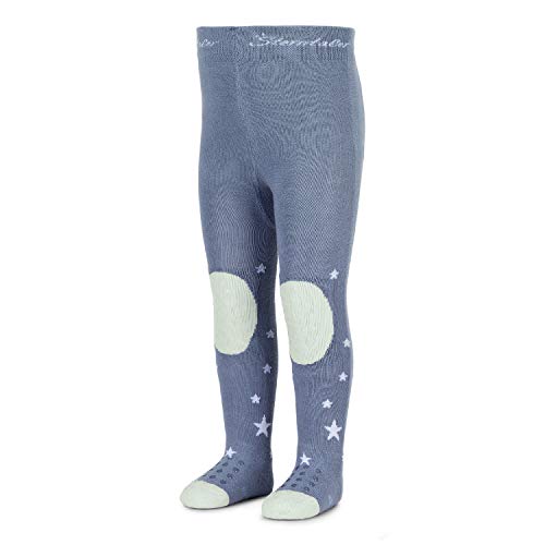 Sterntaler Unisex Baby Krabbelstrumpfhose Emmi Tights, Mittelblau, 74 von Sterntaler