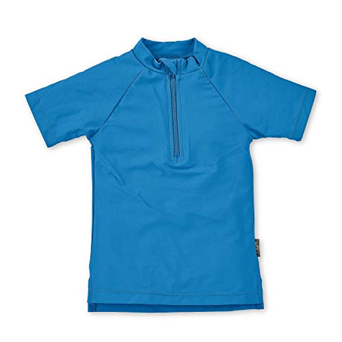 Sterntaler Unisex Baby Kurzarm-schwimmshirt Rash Guard Shirt, Blau, 86-92 von Sterntaler