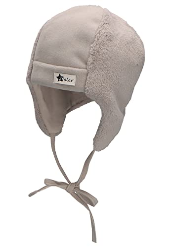 Sterntaler Unisex Baby Mütze Beanie Hat, kiesel, 41 EU von Sterntaler