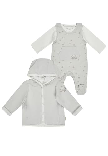 Sterntaler Unisex Baby Set Strampler Kleinkind Unterwäsche-Satz, Silber, Normal (2er Pack) von Sterntaler